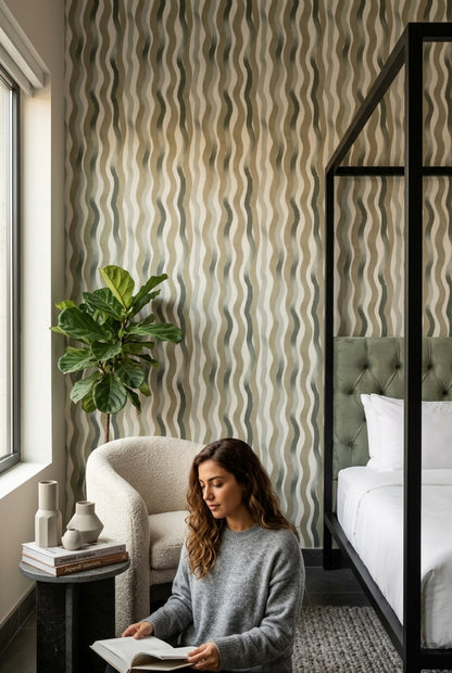 White Background Wallpaper Neutral Minimal Removable Modern Wall Double Roll