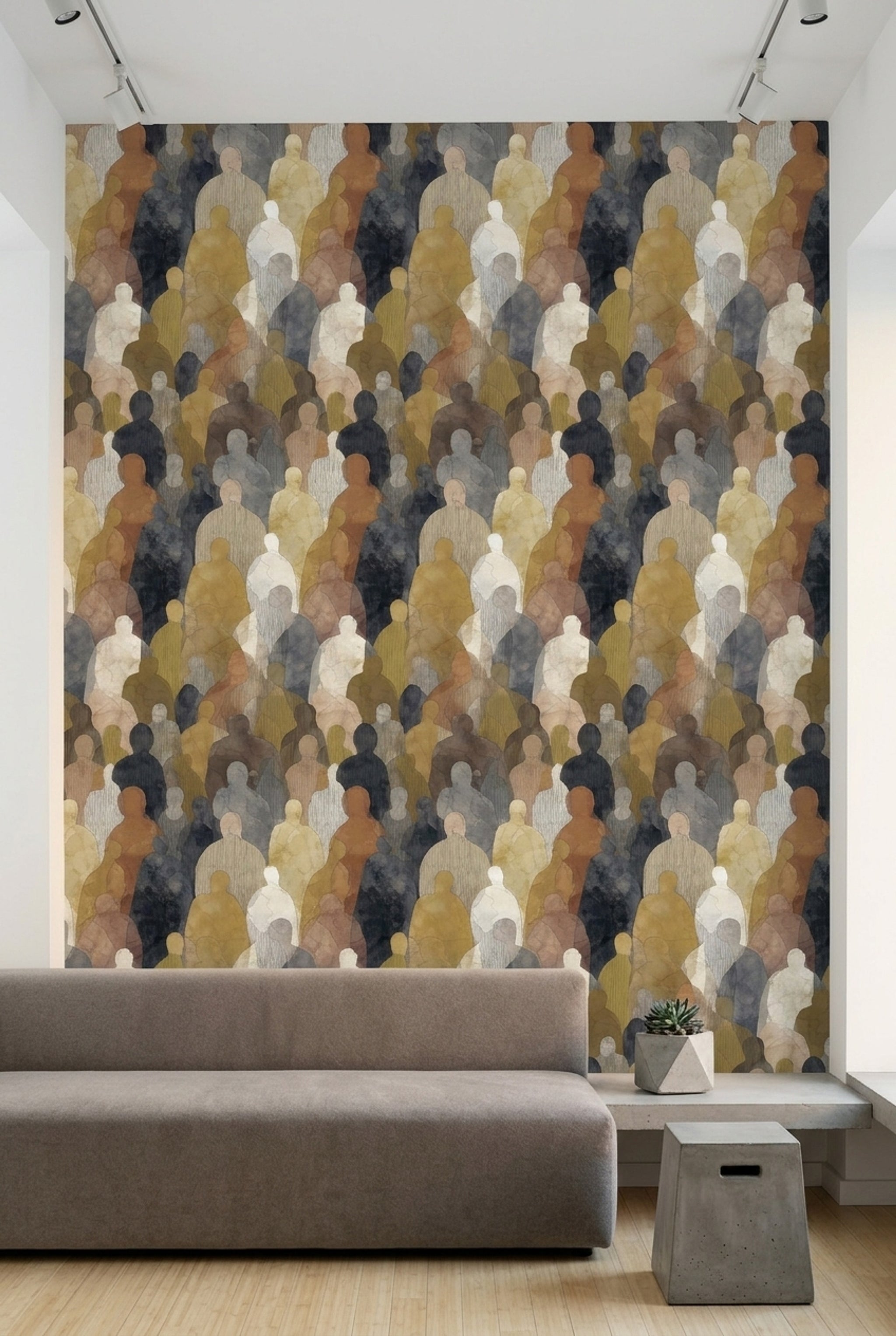 Watercolor Texture Wallpaper Painted Texture Textured Decorative Mural