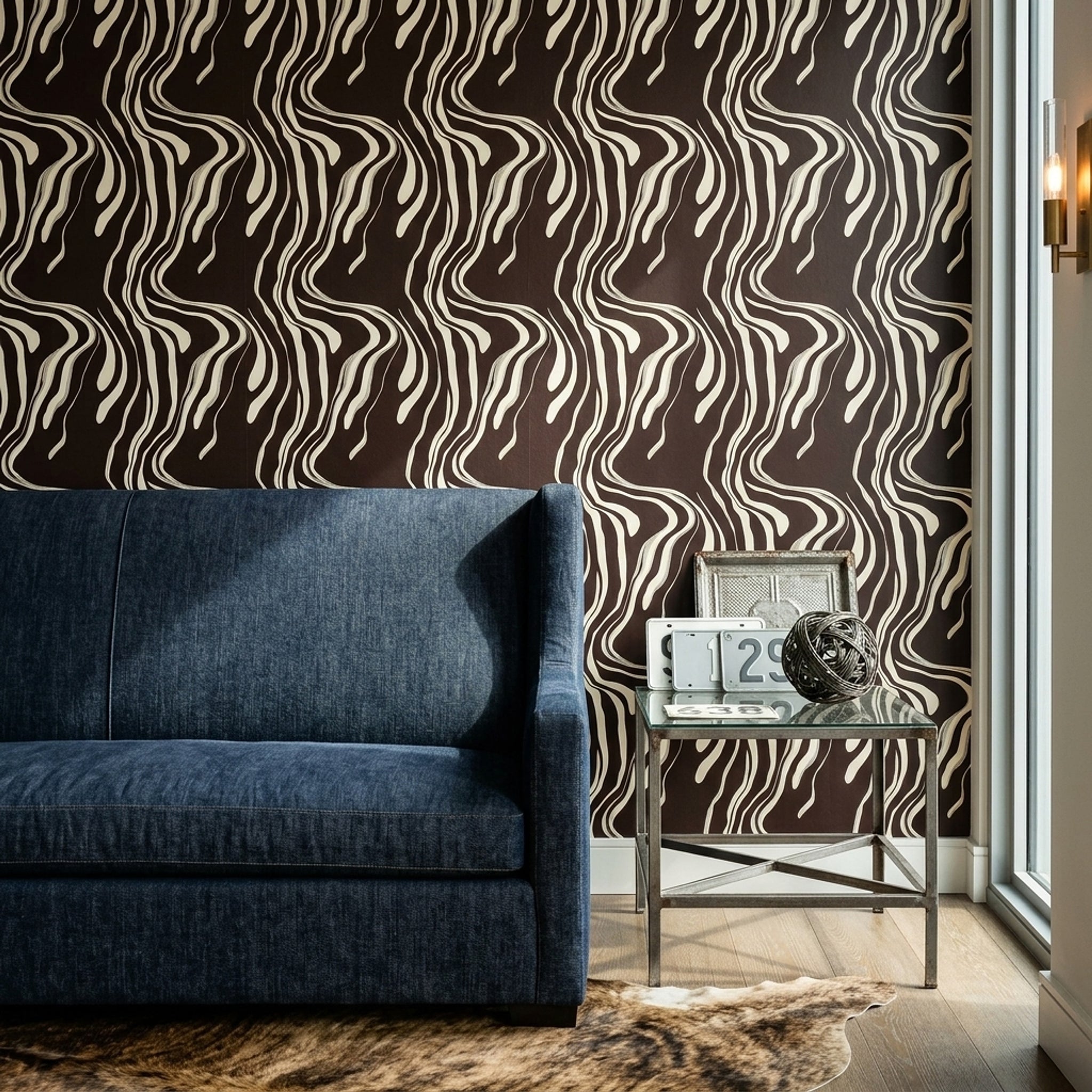 Zebra Stripe Wallpaper Animal Print Removable Safari Inspired Wall Double Roll