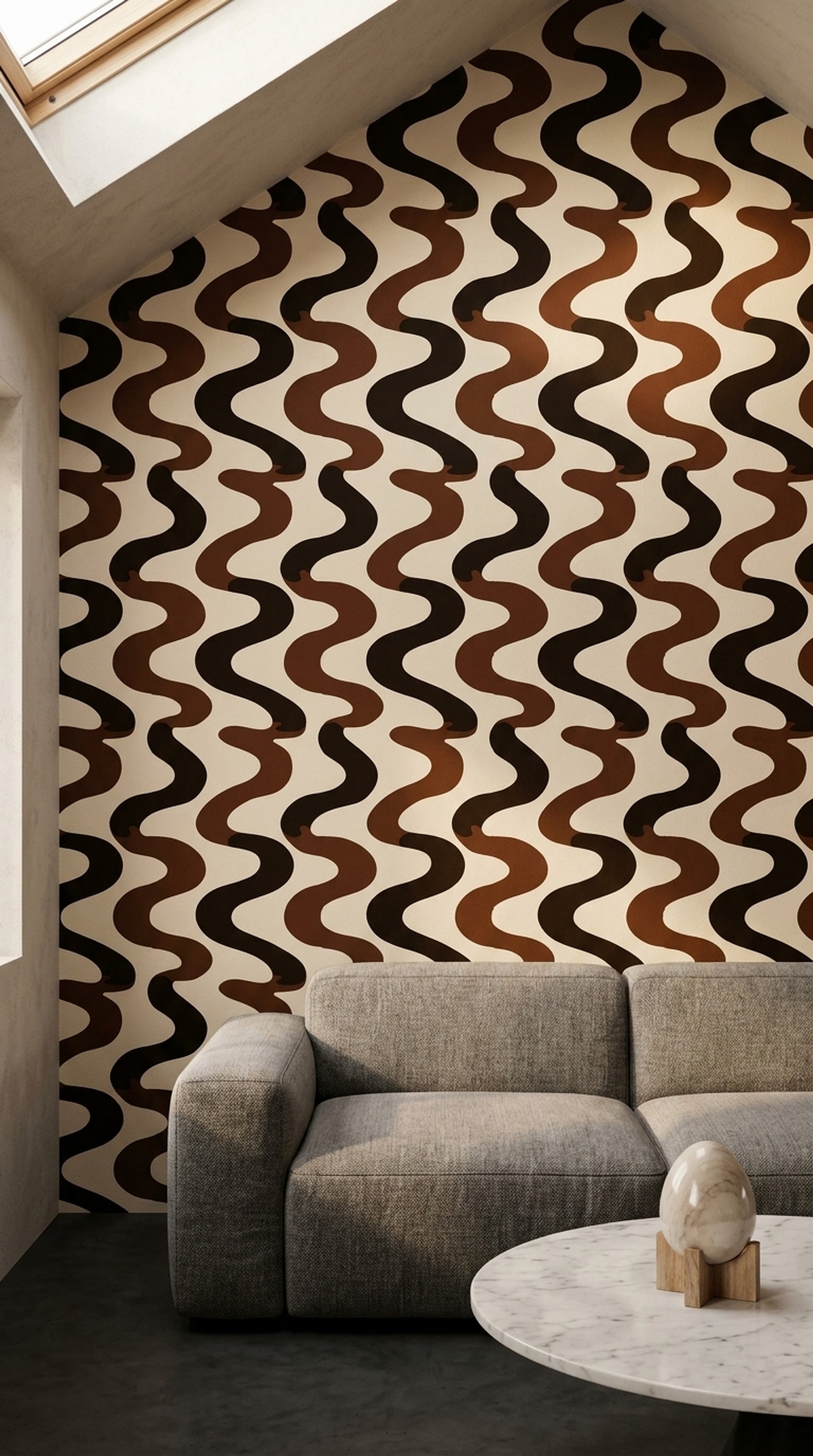 Mid Century Modern Wallpaper Retro Modern Decorative Mural