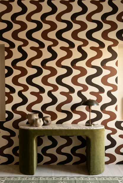 Mid Century Modern Wallpaper Retro Modern Decorative Mural