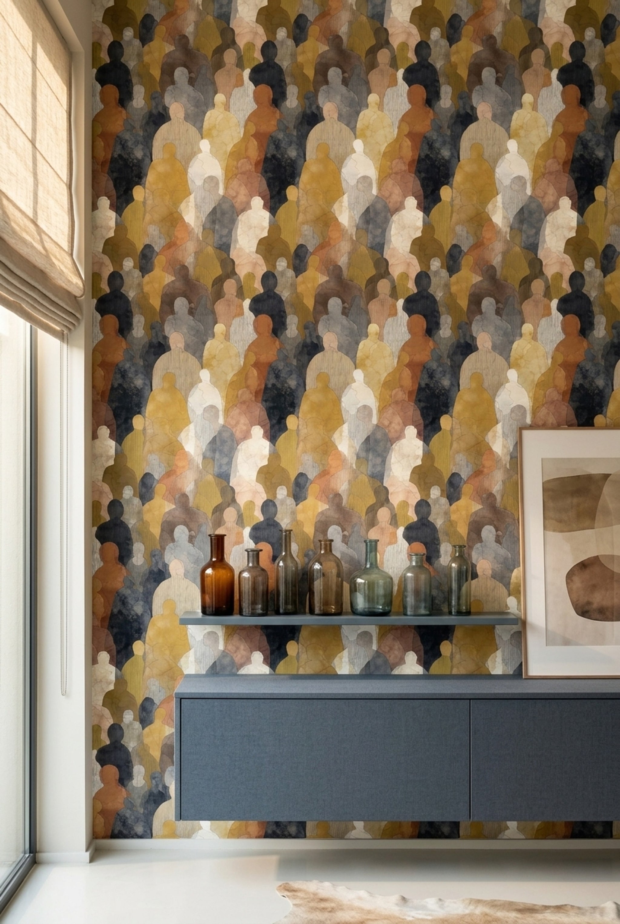 Watercolor Texture Wallpaper Painted Texture Textured Decorative Mural