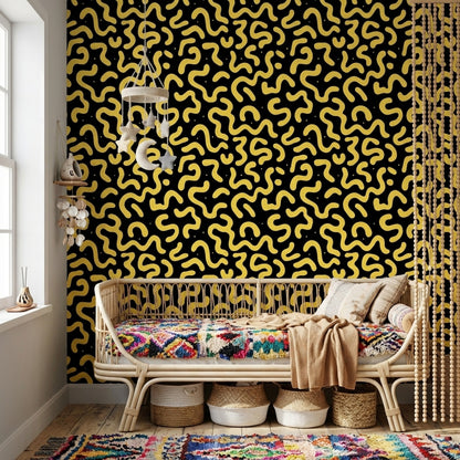 Solid Black Wallpaper Dark Background Removable Matte Black Wall Double Roll