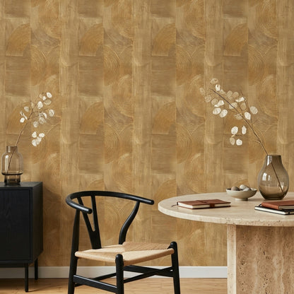 Abstract Geometric Wallpaper Textured Plaster Carved Lines Decorative Mural