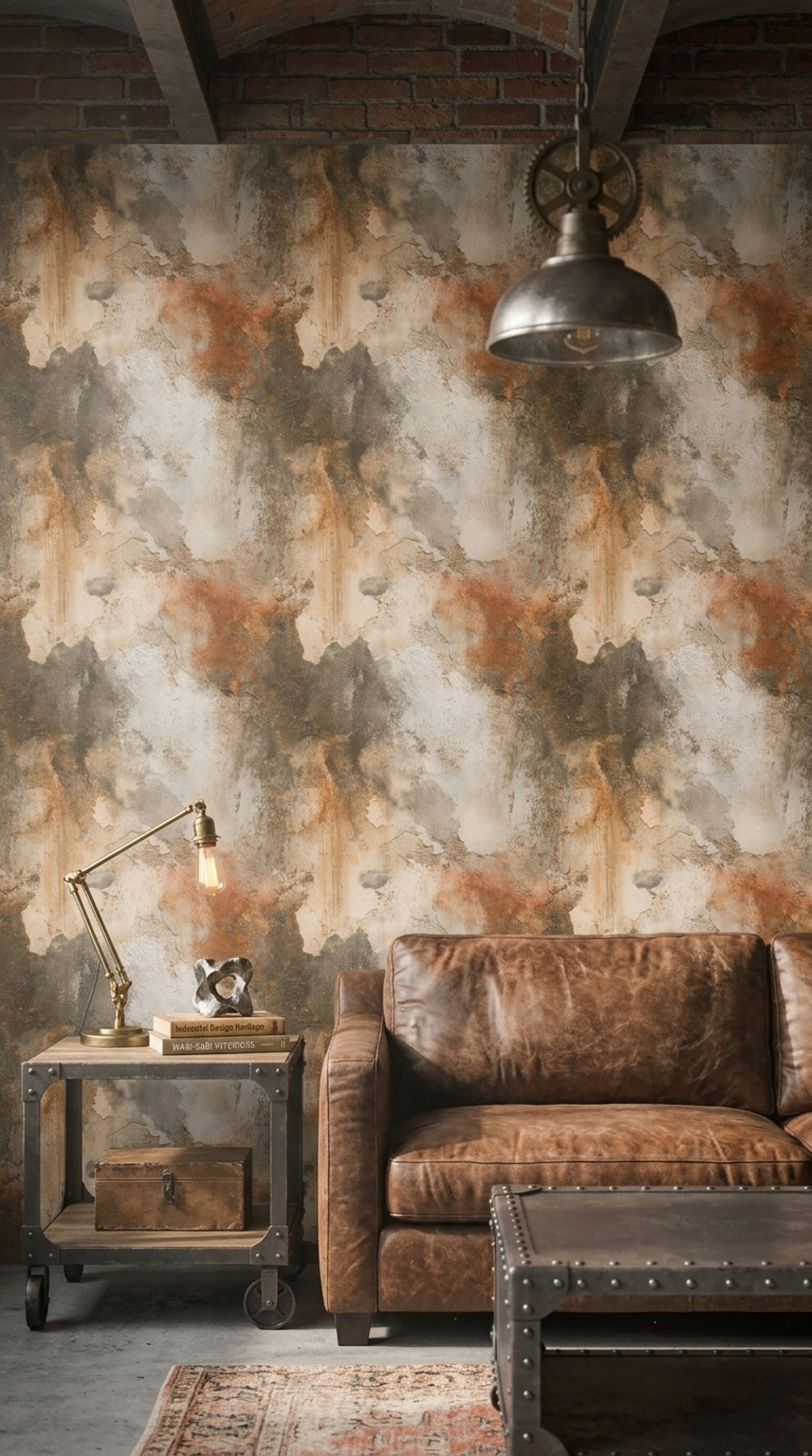 Concrete Wall Wallpaper Fresco Wall Concrete Wall Decorative Mural