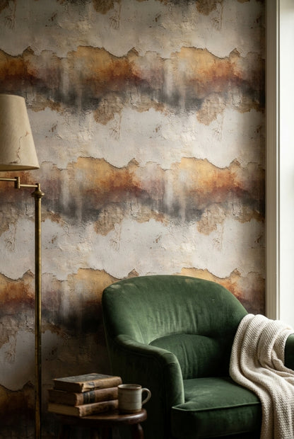 Distressed Plaster Wallpaper Stucco Texture Removable Weathered Wall Wall Double Roll