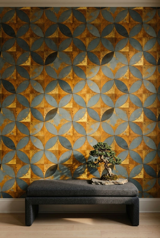 Mid Century Modern Wallpaper Retro Vintage Decorative Mural