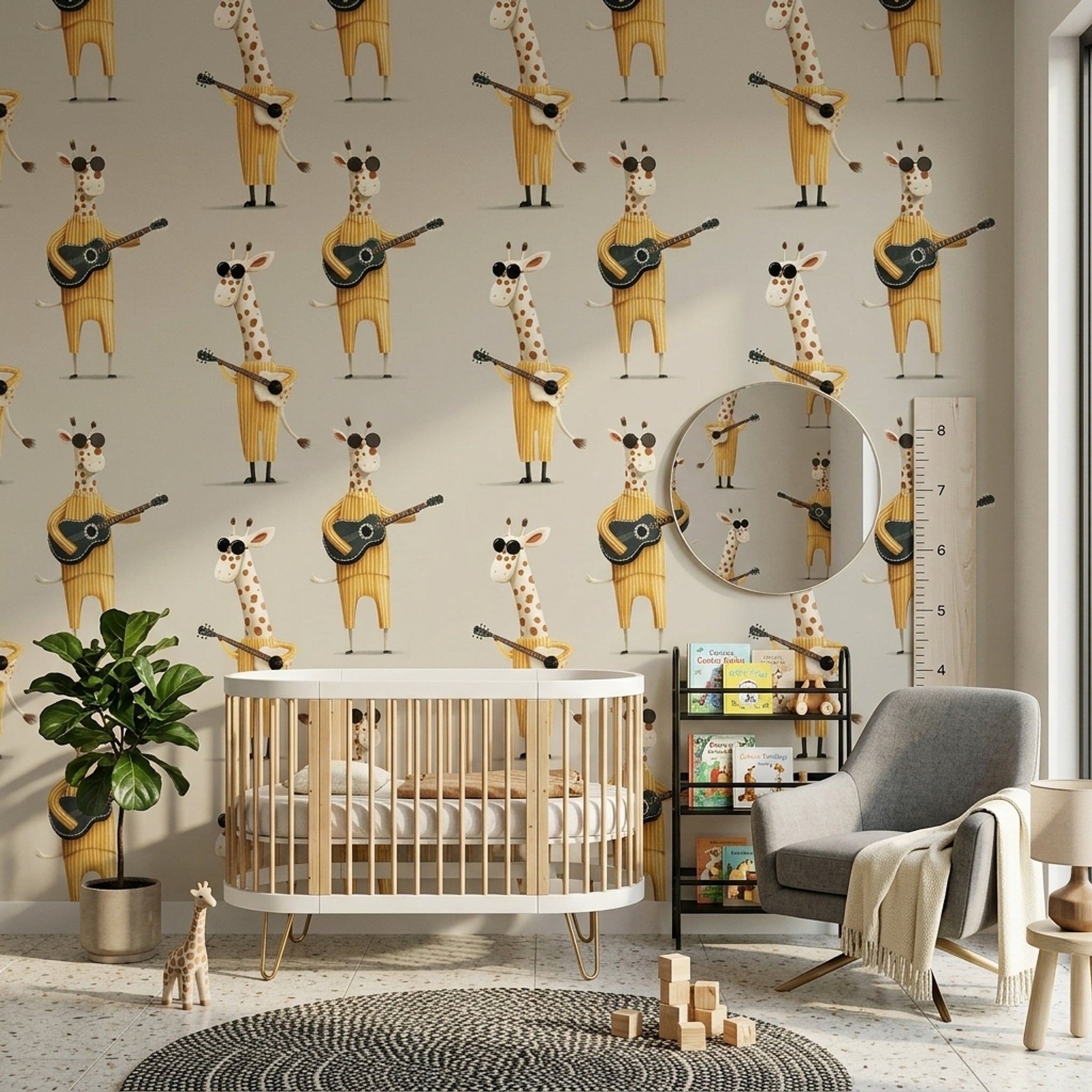 Watercolor Texture Wallpaper Hand Painted Illustrated Removable Wall Decor