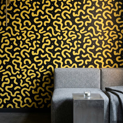 Solid Black Wallpaper Dark Background Removable Matte Black Wall Double Roll
