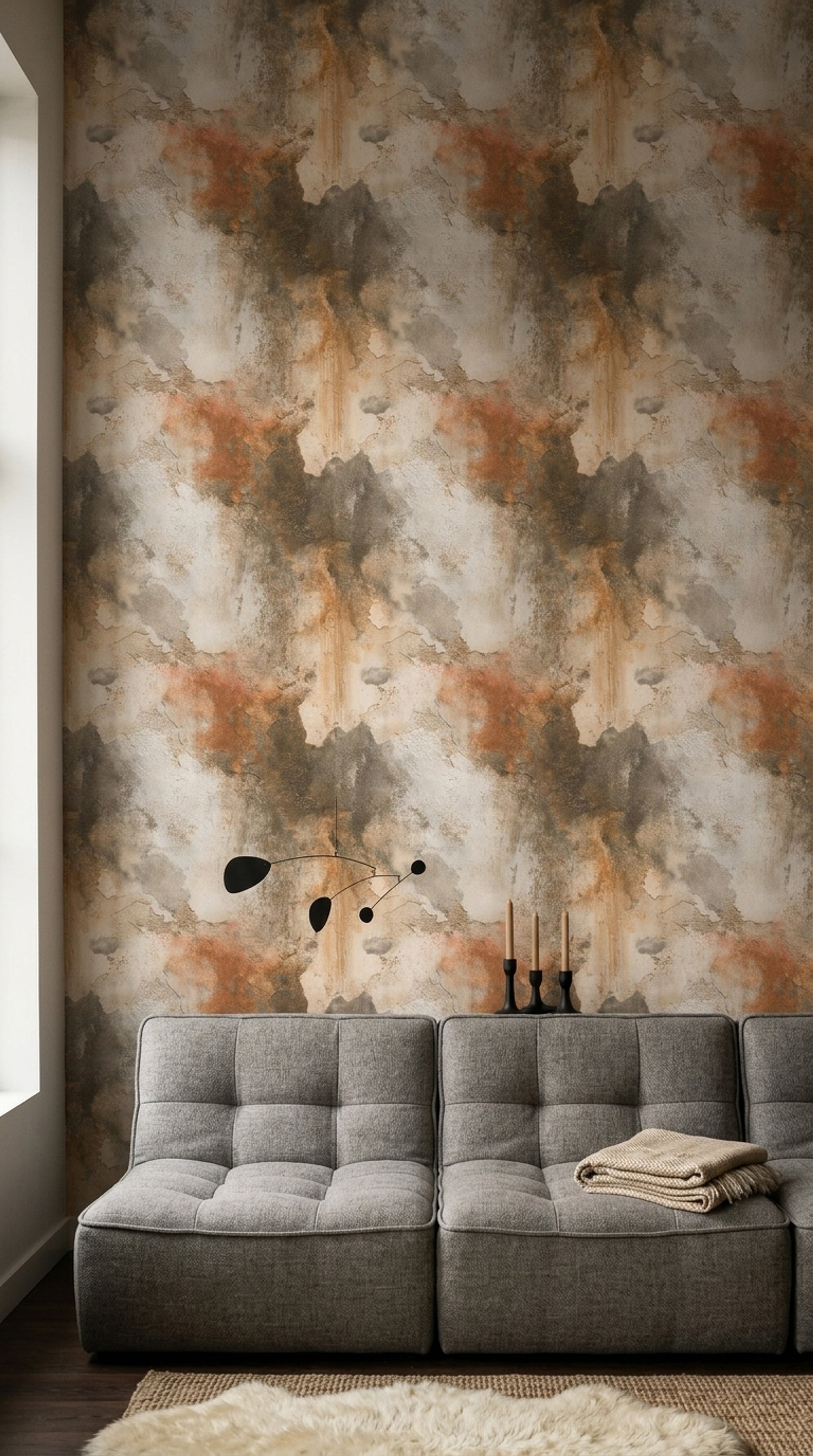 Concrete Wall Wallpaper Fresco Wall Concrete Wall Decorative Mural