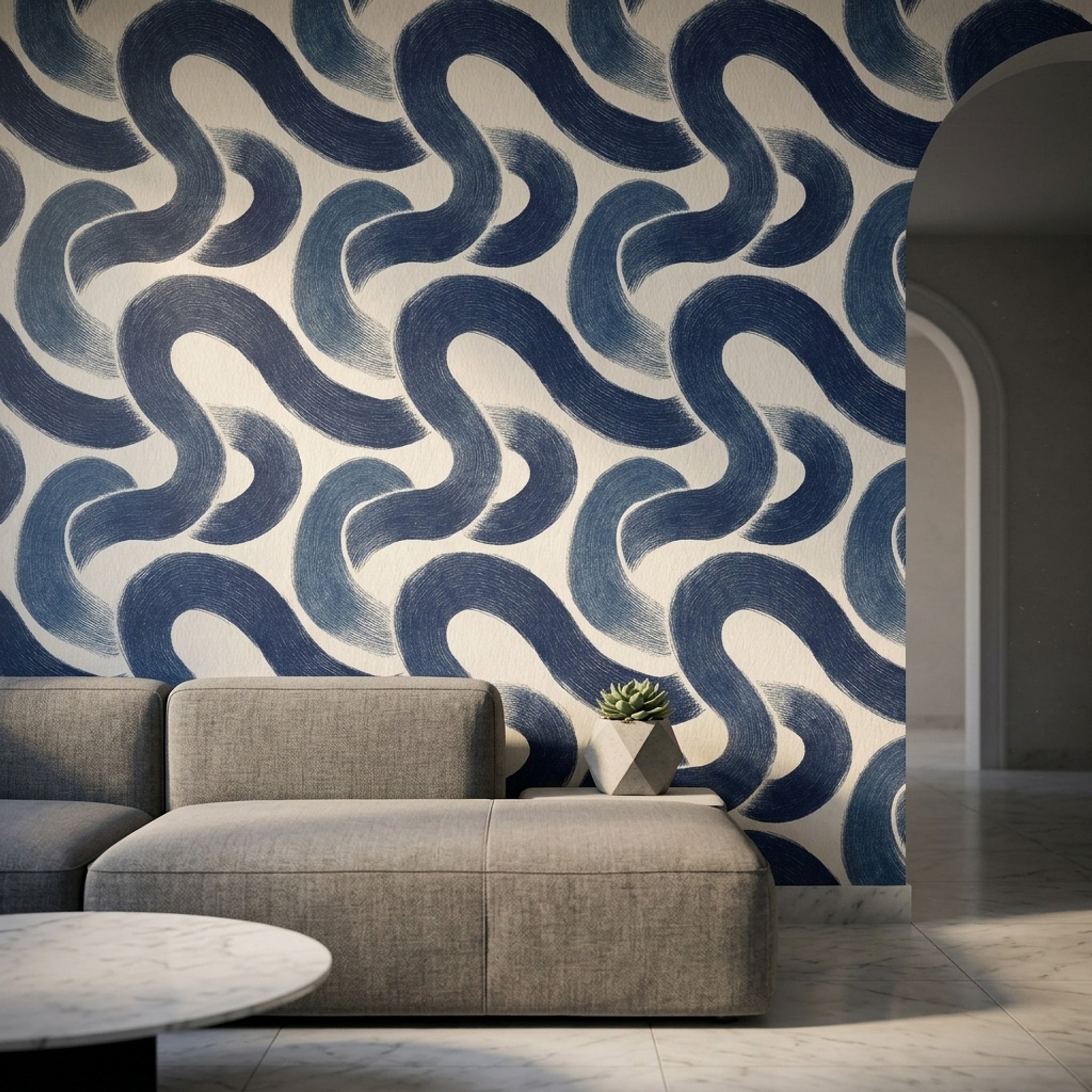 Paper Texture Wallpaper Textured Canvas Cream Removable Wall Decor