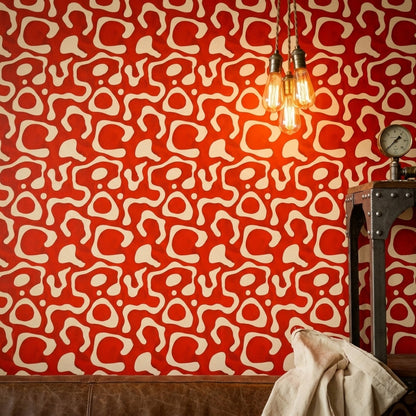 Mid Century Modern Wallpaper Retro Modern Decorative Mural