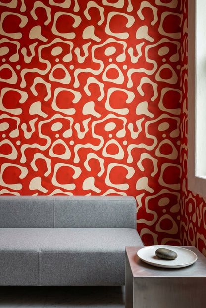 Mid Century Modern Wallpaper Retro Modern Decorative Mural