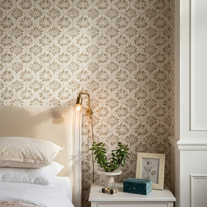 White Background Wallpaper Neutral Minimalist Decorative Mural