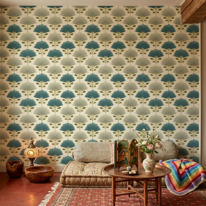 Mid Century Modern Wallpaper Retro Removable Vintage Wall Double Roll