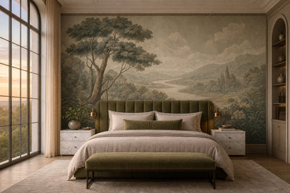 Cloudy Sky Wallpaper Paper Texture Removable Wall Decor