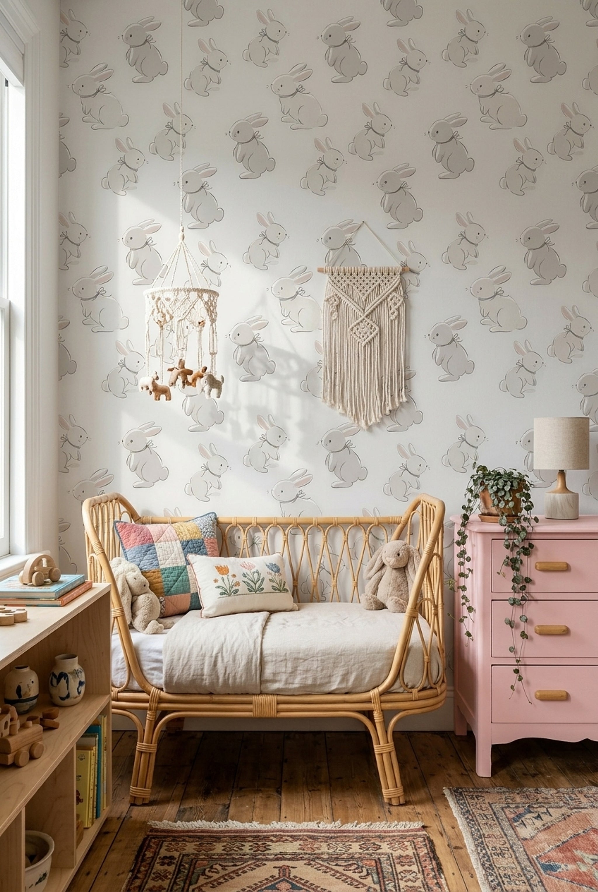 White Background Wallpaper Light Neutral Soft Minimal Decorative Mural