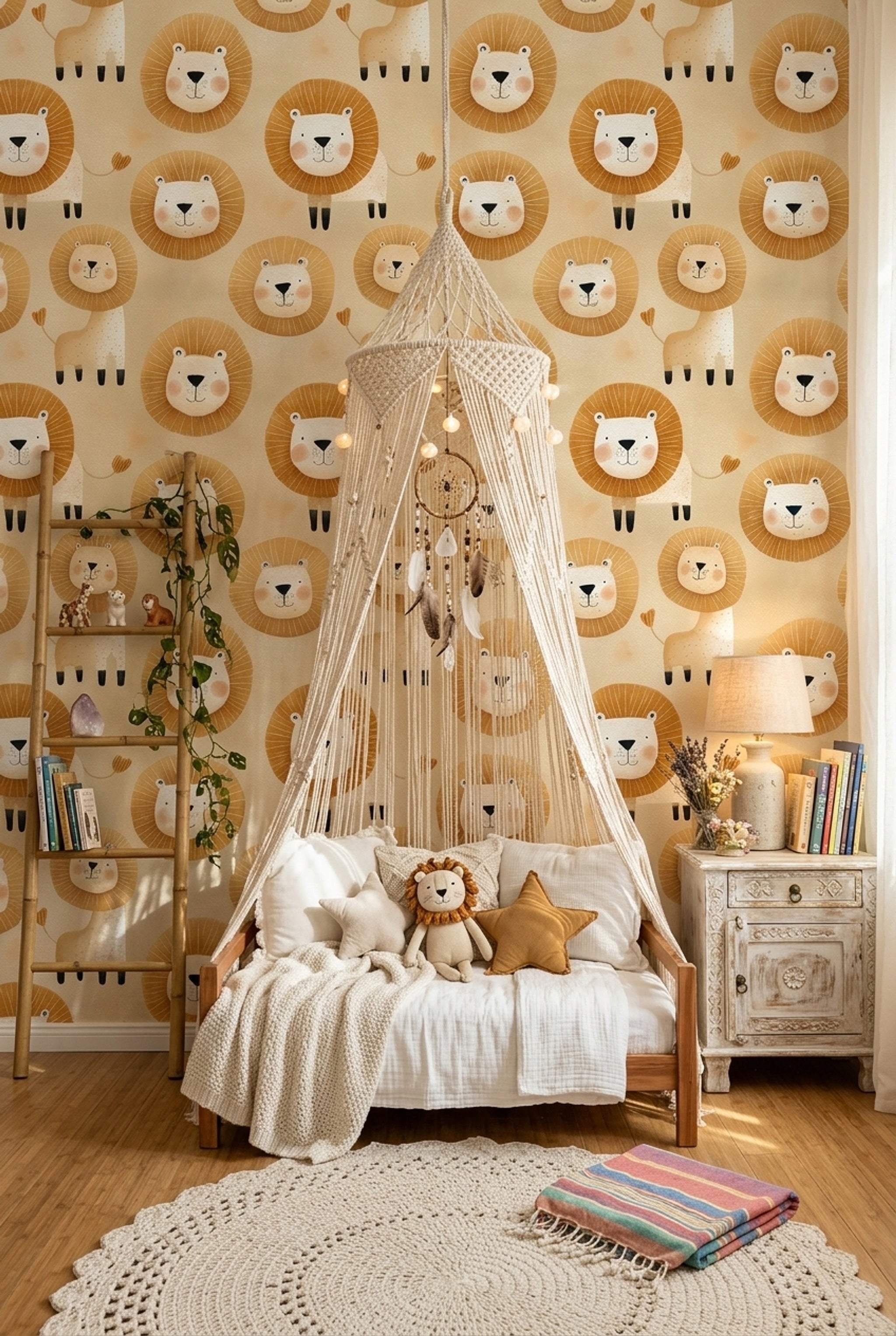 Paper Texture Wallpaper Nursery Kids Decorative Mural