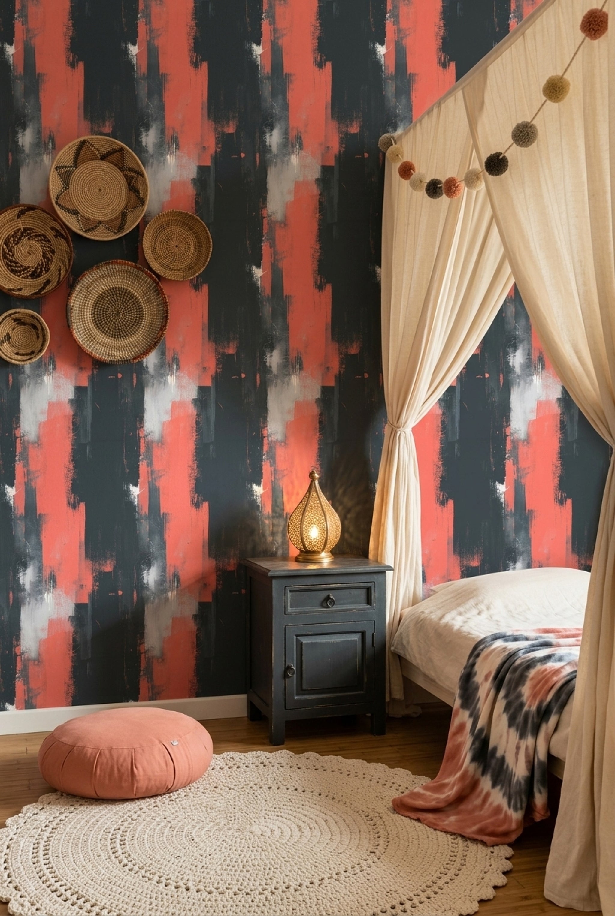 Grunge Texture Wallpaper Textured Modern Decorative Mural