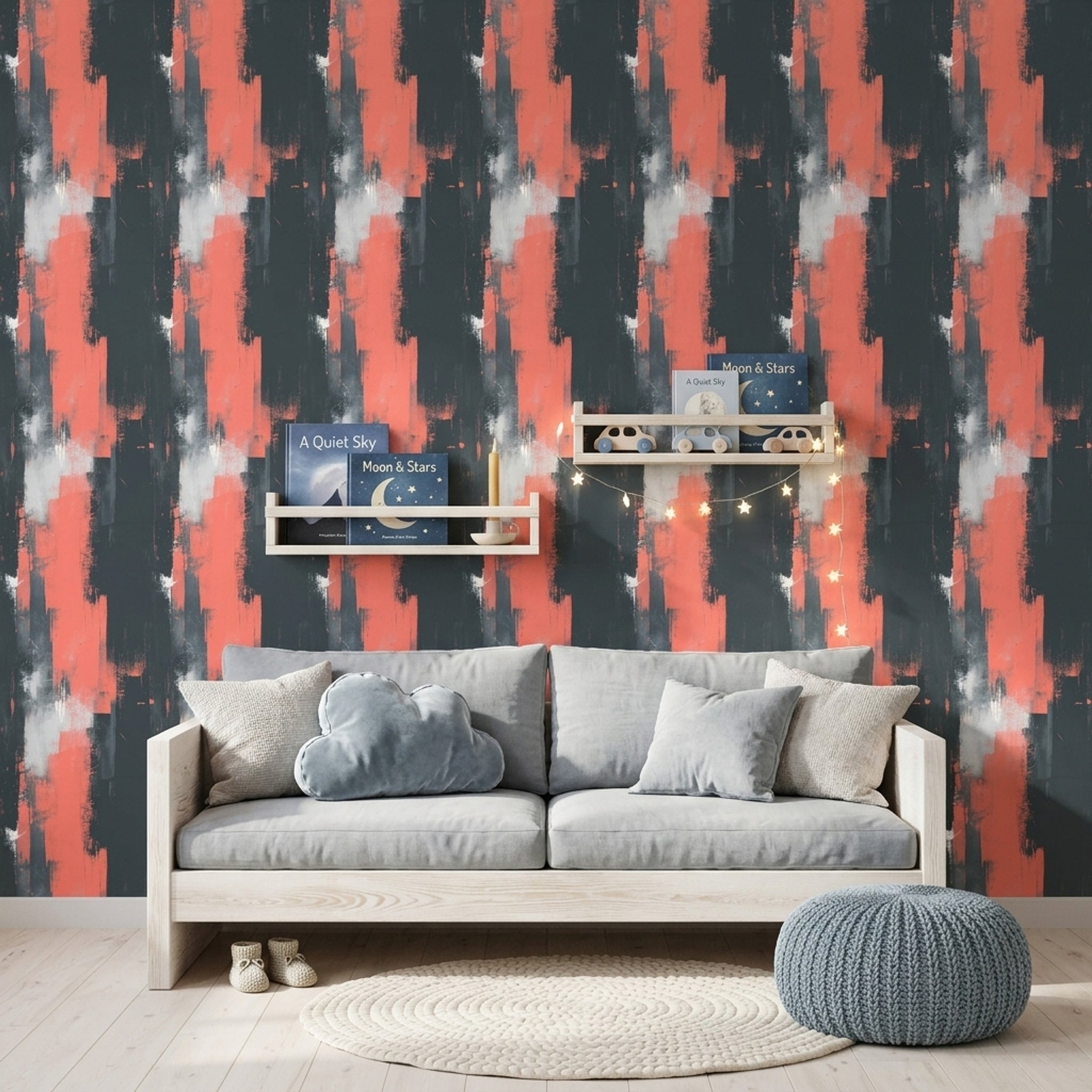 Grunge Texture Wallpaper Textured Modern Decorative Mural