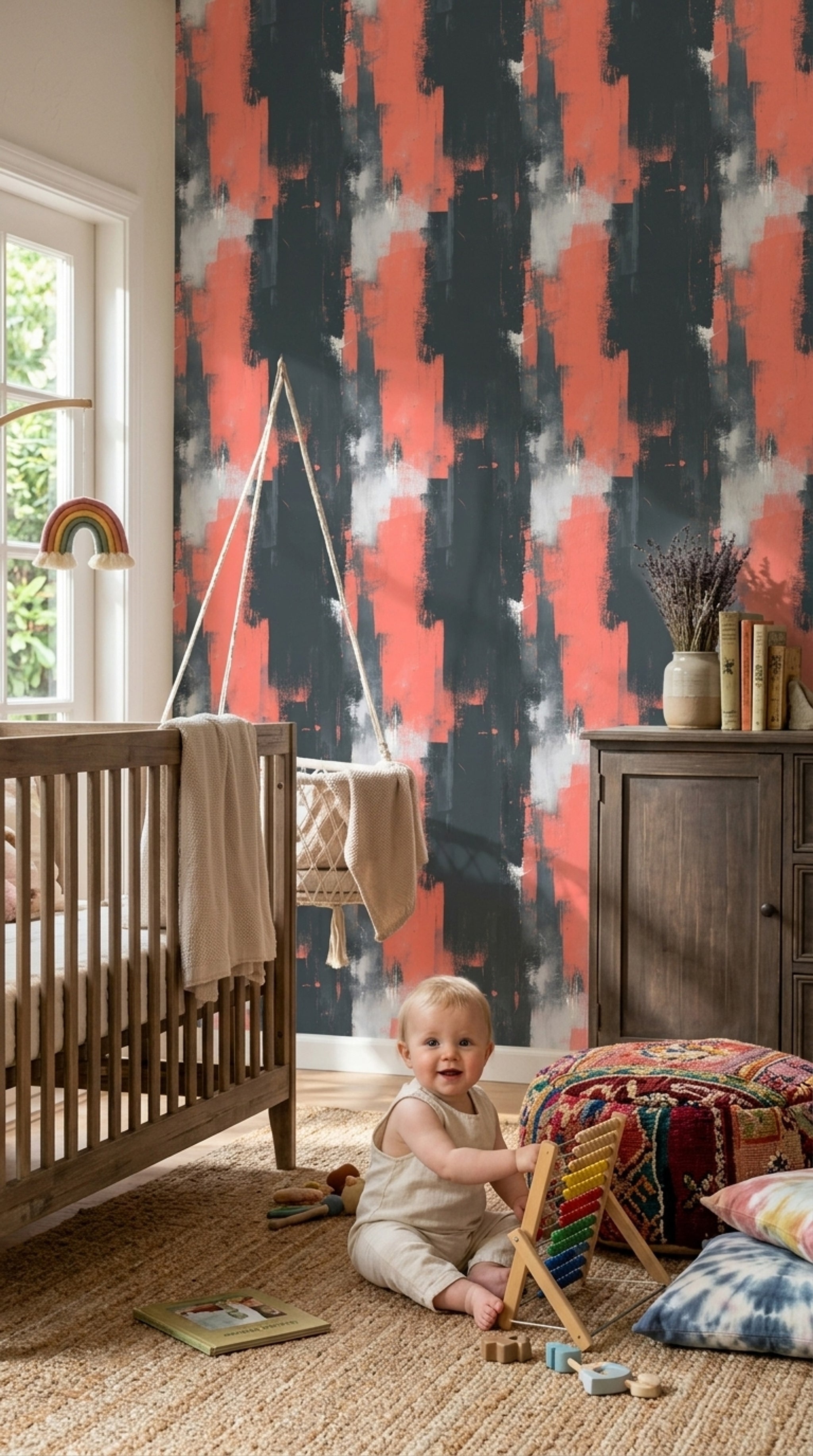 Grunge Texture Wallpaper Textured Modern Decorative Mural