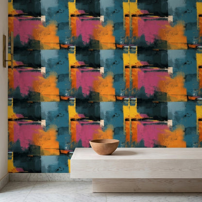 Mid Century Modern Wallpaper Retro Modern Decorative Mural