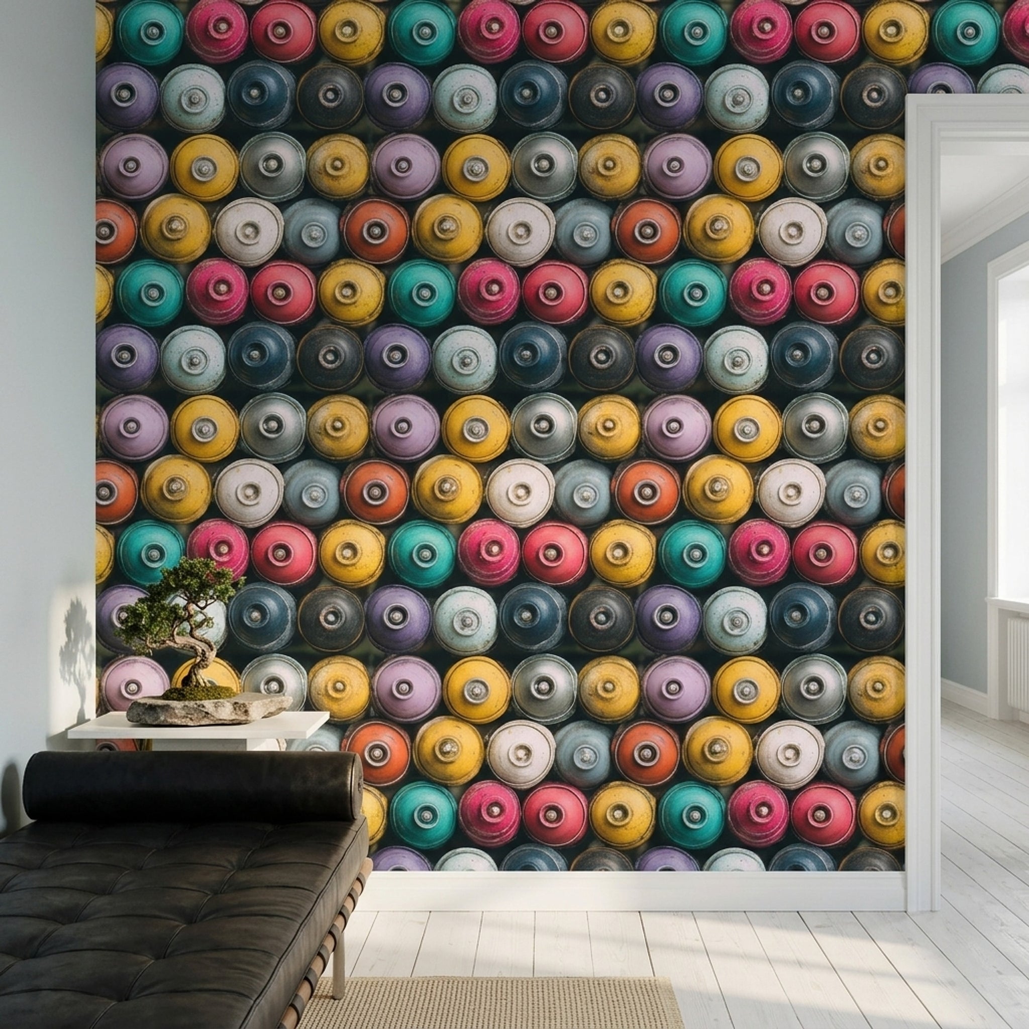 Grunge Texture Wallpaper Abstract Pattern Removable Wall Decor