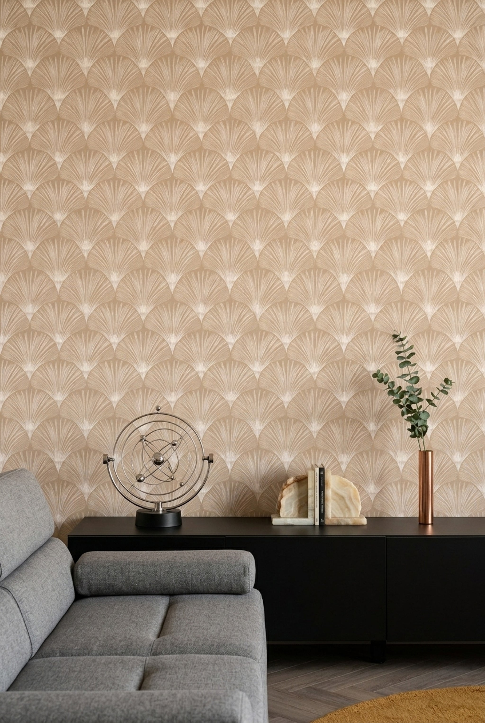 Background White Wallpaper Ivory Beige Removable Wall Decor