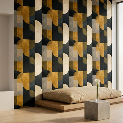 Mid Century Modern Wallpaper Retro Modern Decorative Mural