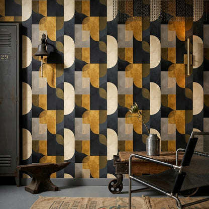 Mid Century Modern Wallpaper Retro Modern Decorative Mural