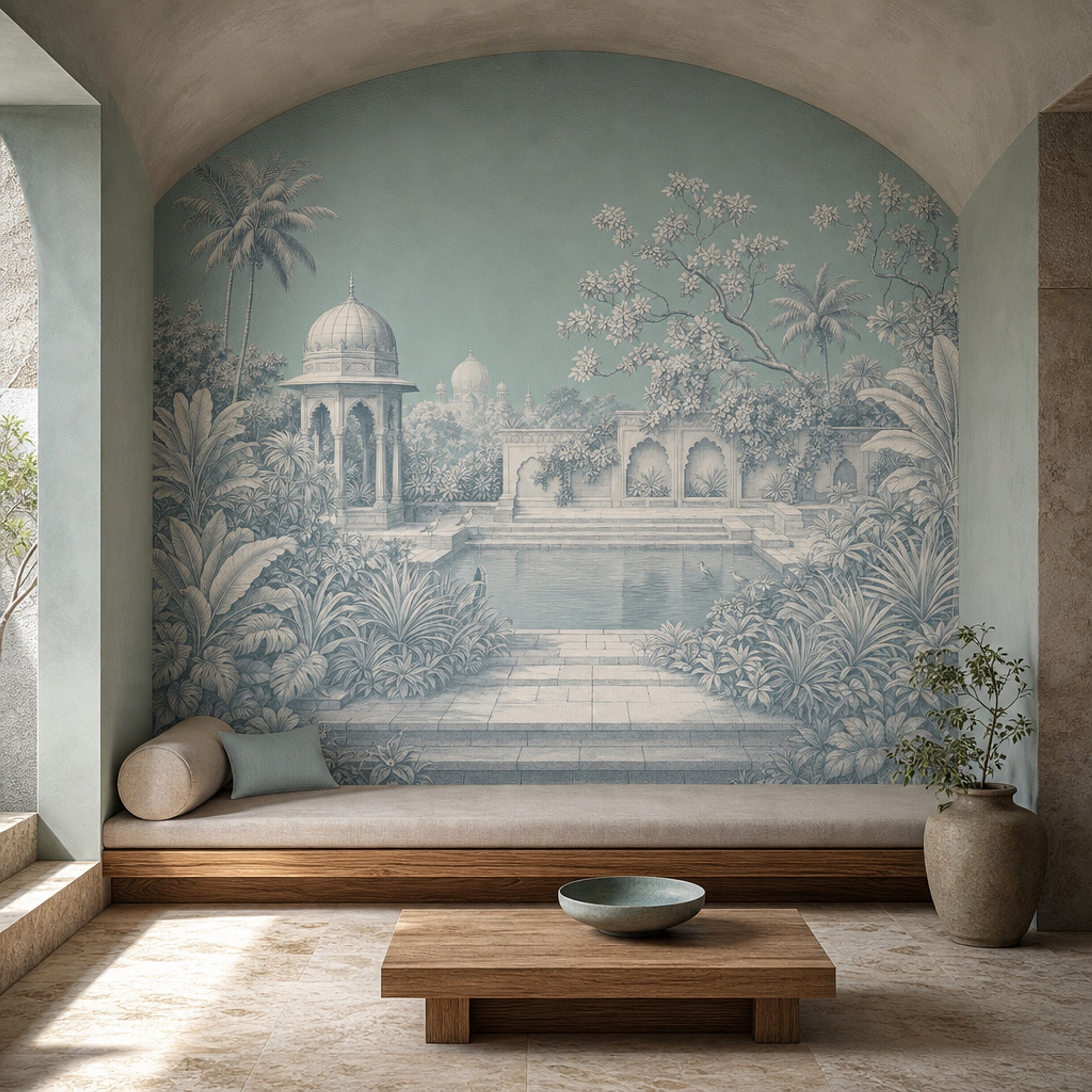 Walls Wallpaper Garden Walls Removable Architecture Wall Decor