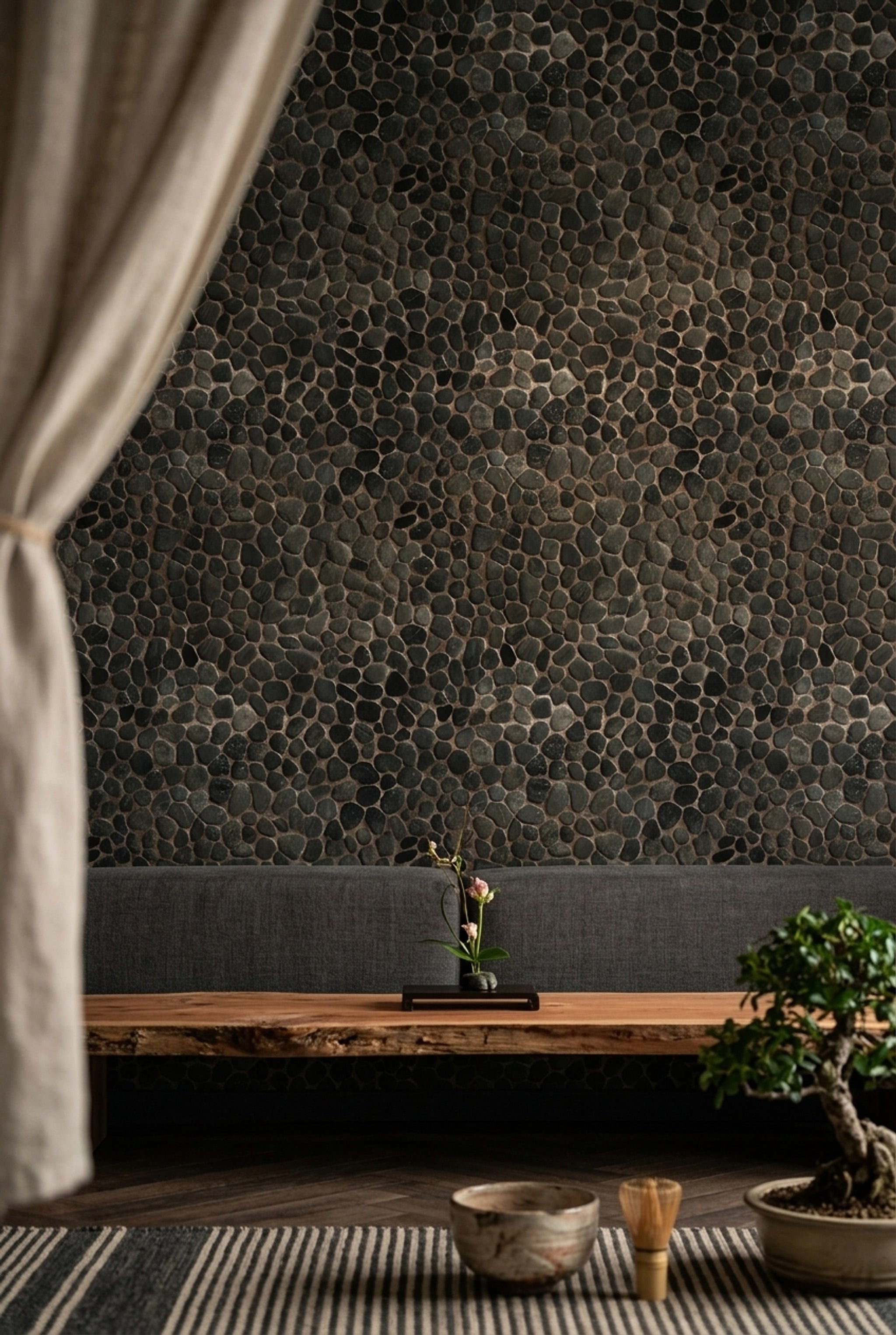 Stone Wall Wallpaper Rock Texture Natural Surface Removable Wall Decor