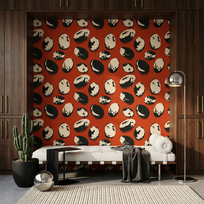 Mid Century Modern Wallpaper Retro Removable Geometric Wall Double Roll
