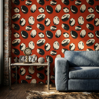 Mid Century Modern Wallpaper Retro Removable Geometric Wall Double Roll