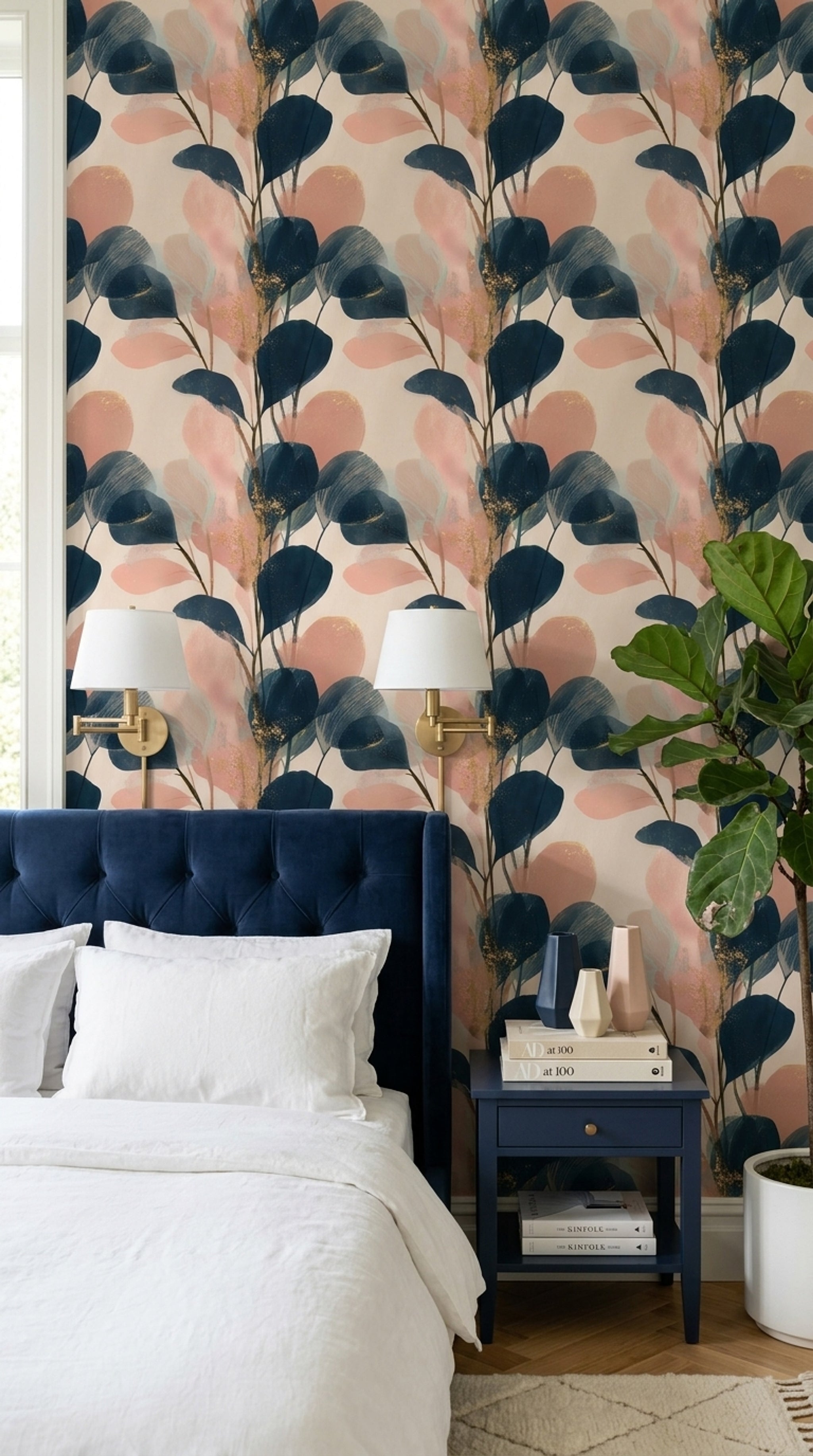 Bright Background Wallpaper Colorful Backdrop Removable Luminous Wall Double Roll