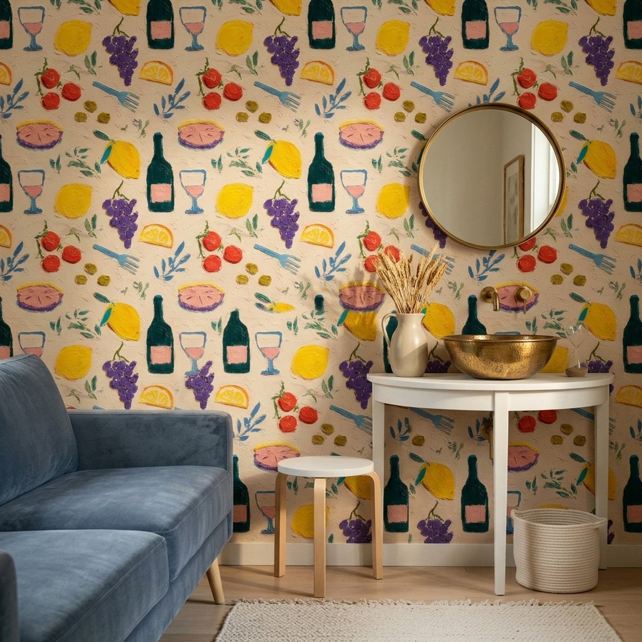 White Background Wallpaper Light Neutral Decorative Mural