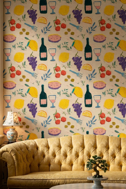 White Background Wallpaper Light Neutral Decorative Mural