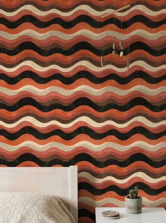 Mid Century Modern Wallpaper Retro Vintage Decorative Mural