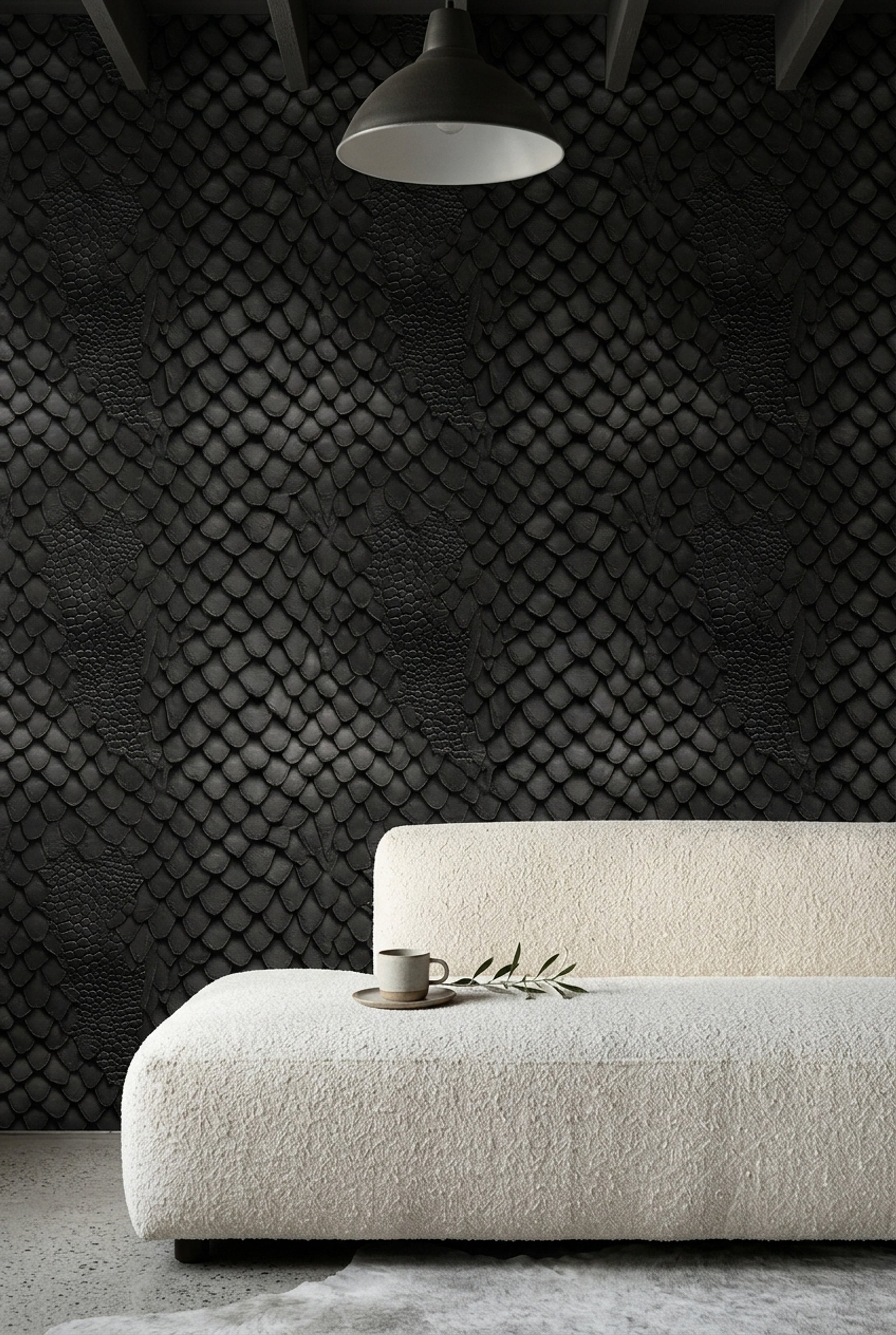 Reptile Scales Wallpaper Snake Skin Removable Textured Wall Double Roll