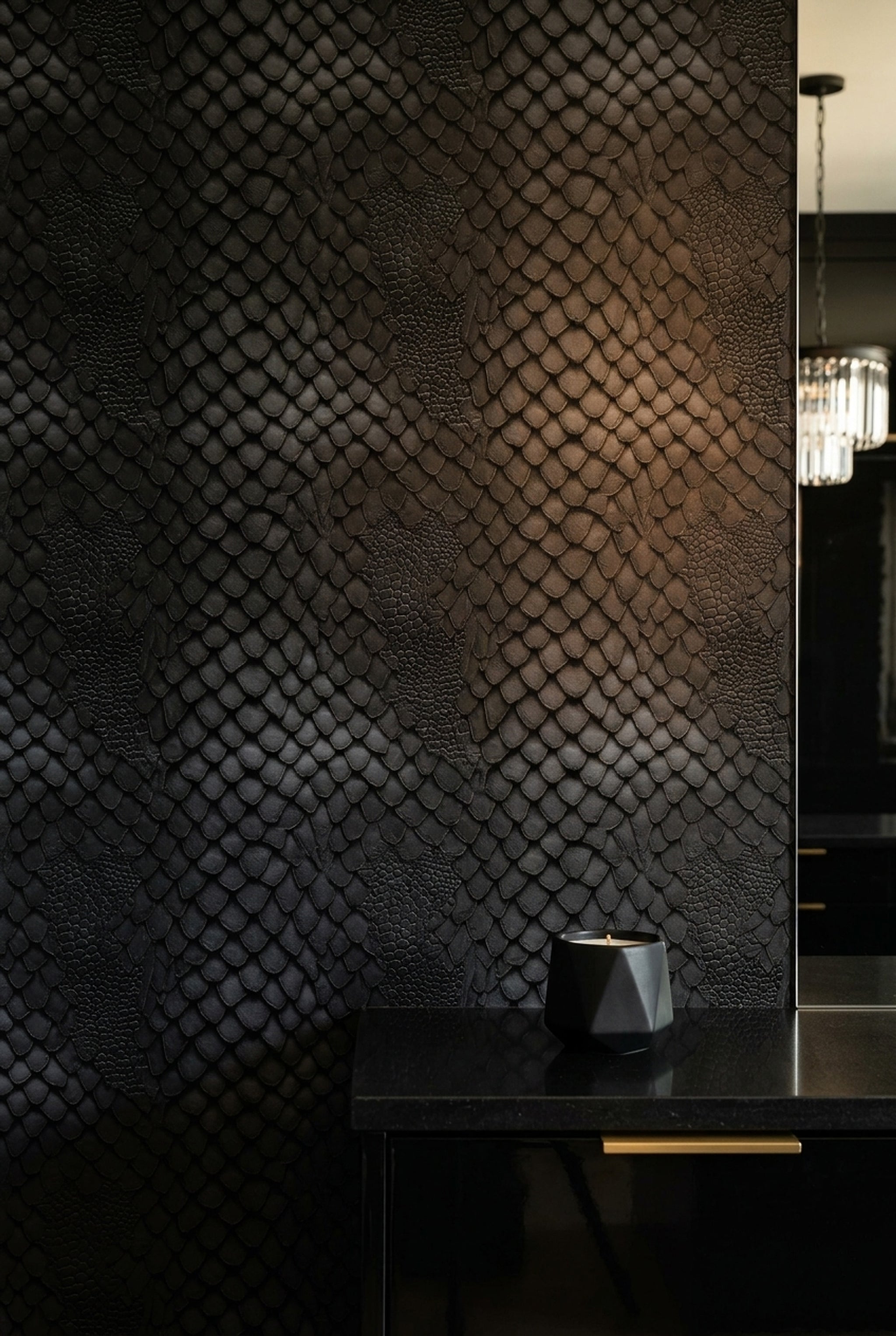 Reptile Scales Wallpaper Snake Skin Removable Textured Wall Double Roll