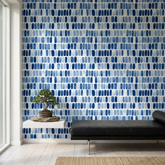 White Background Wallpaper Watercolor Texture Removable Wall Decor
