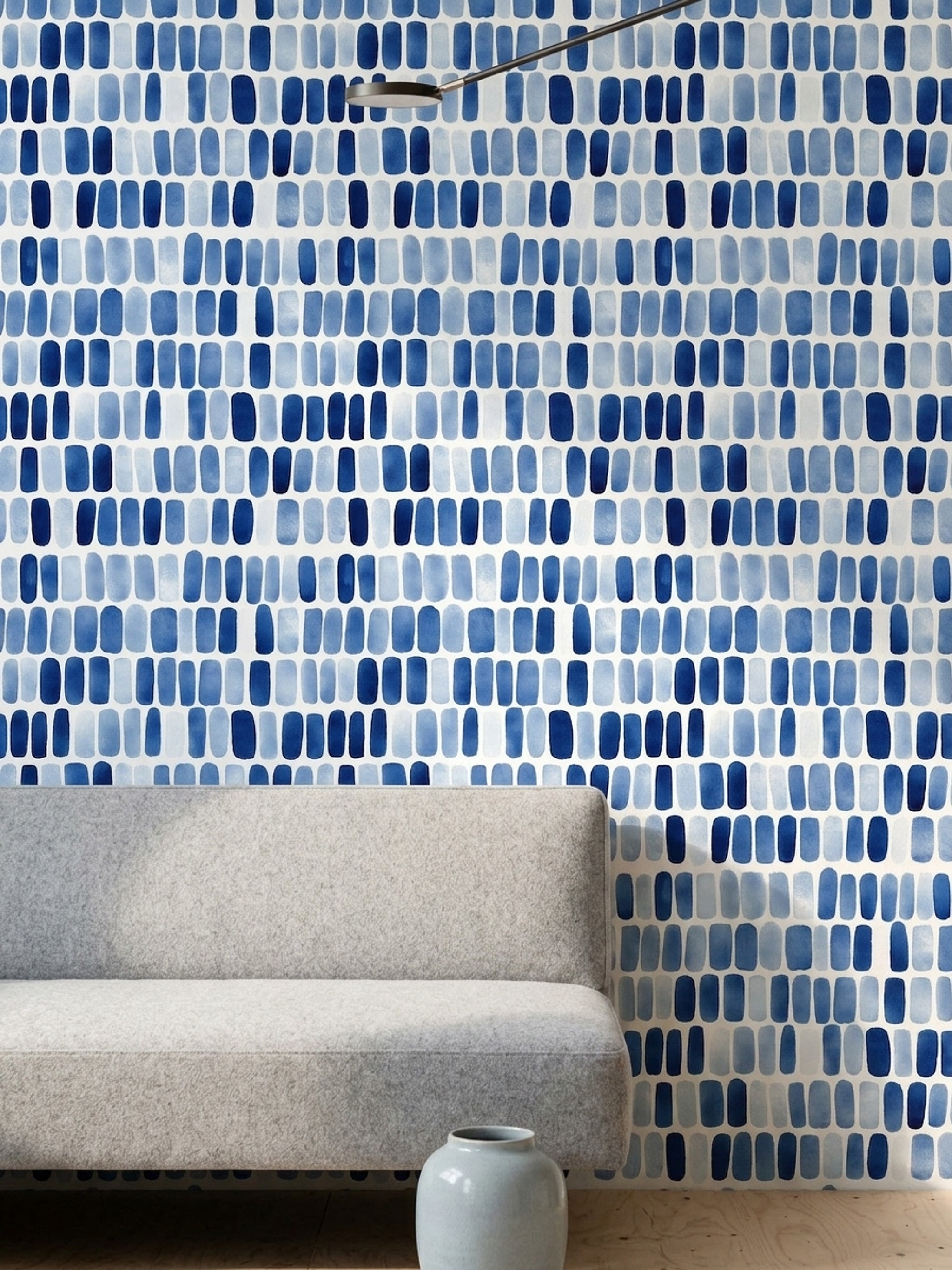 White Background Wallpaper Watercolor Texture Removable Wall Decor
