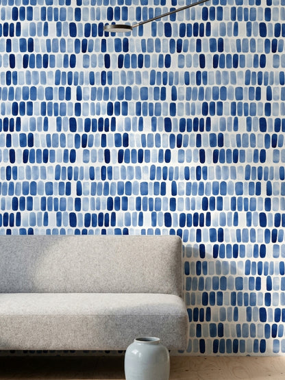 White Background Wallpaper Watercolor Texture Removable Wall Decor
