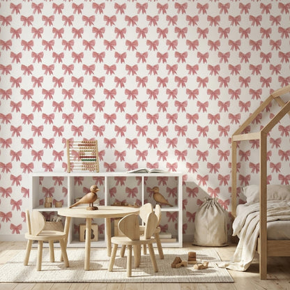 White Background Wallpaper Minimal Romantic Decorative Mural