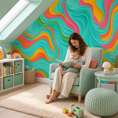 Mid Century Modern Wallpaper Retro Modern Wall Mural