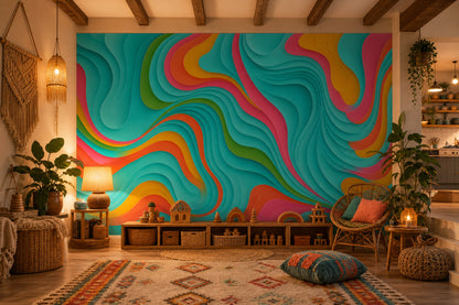 Mid Century Modern Wallpaper Retro Modern Wall Mural
