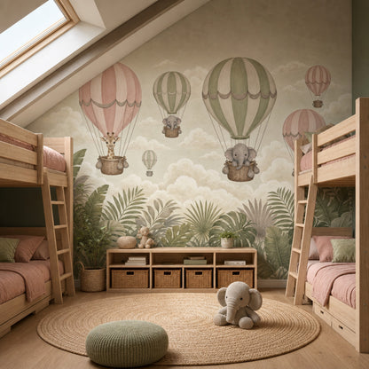 Cloudy Sky Wallpaper Overcast Removable Misty Wall Decor