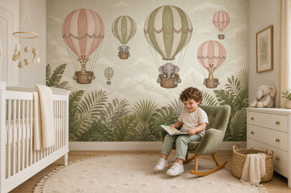 Cloudy Sky Wallpaper Overcast Removable Misty Wall Decor
