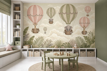 Cloudy Sky Wallpaper Overcast Removable Misty Wall Decor