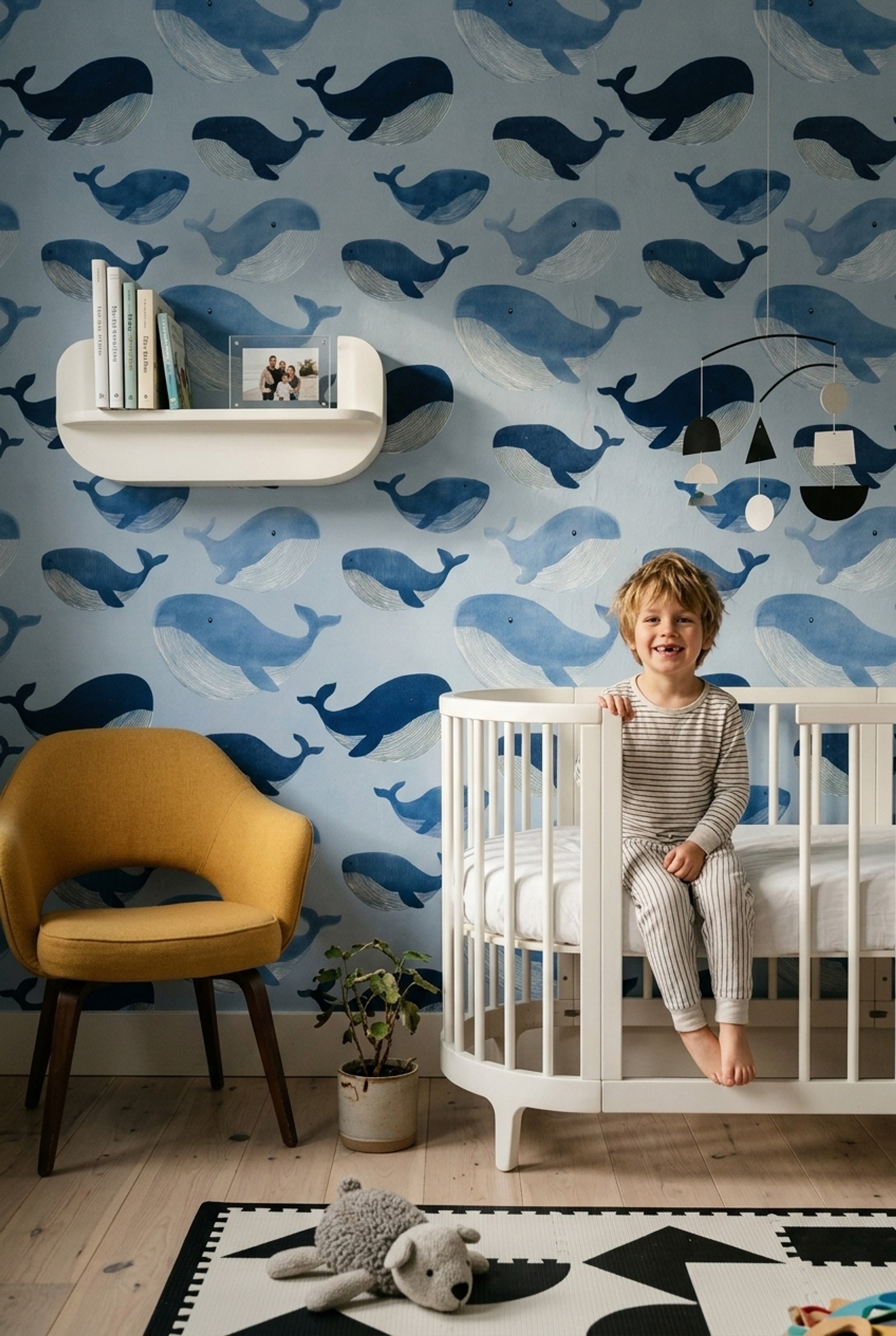 Whales Wallpaper Ocean Removable Coastal Wall Double Roll